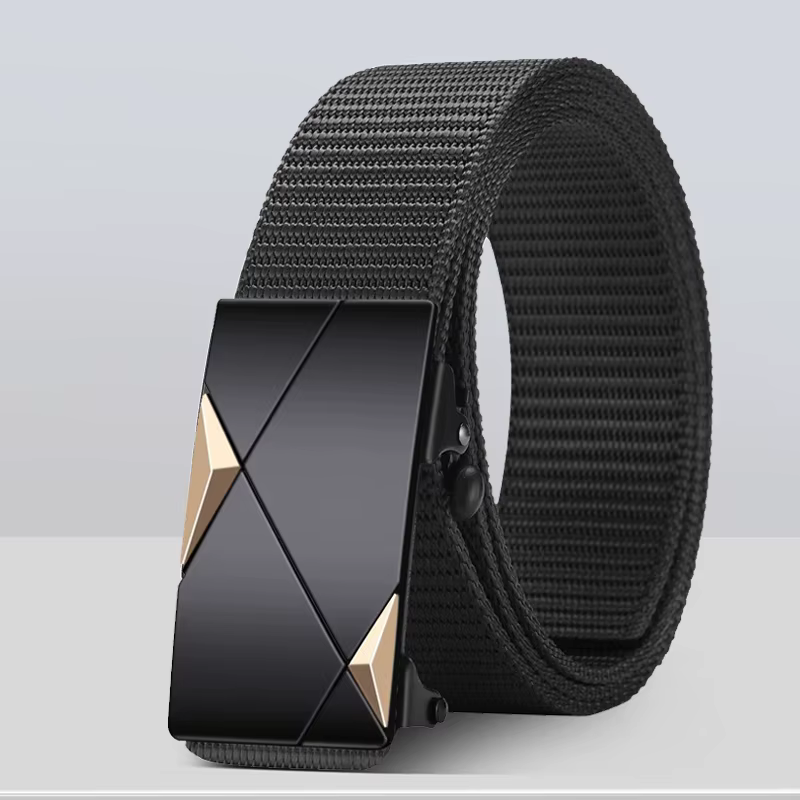 Ceinture de pantalon décontractée pour hommes, tendance et polyvalente, en toile, adaptée aux sports d'aventure en plein air