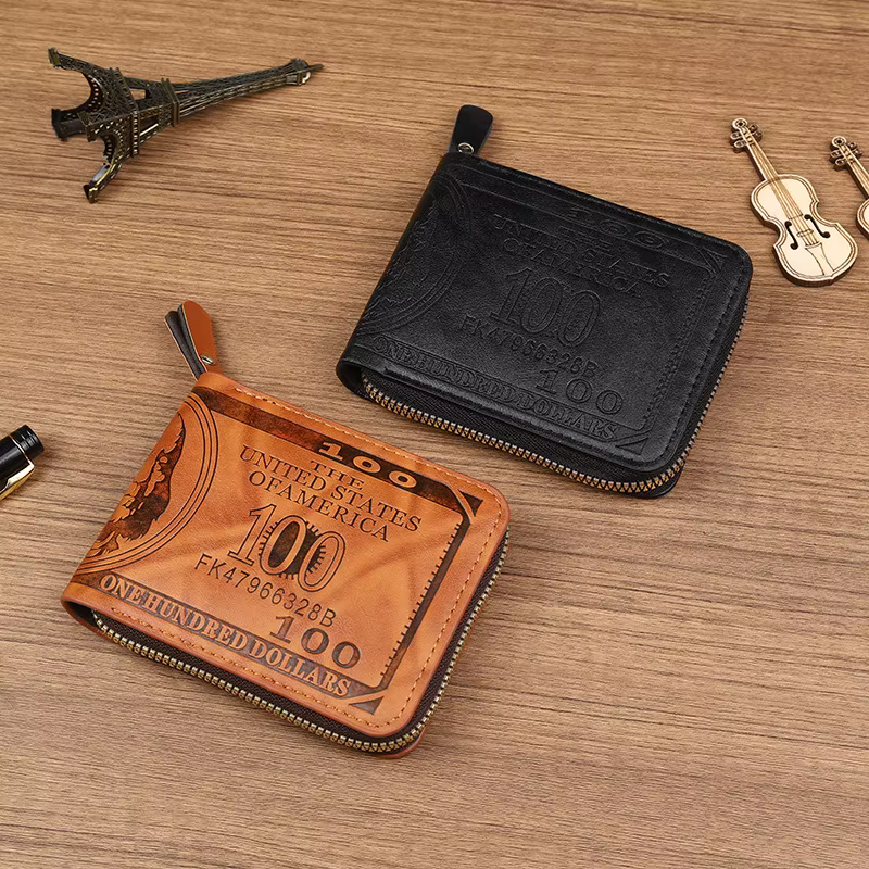 Portefeuille en cuir pour hommes