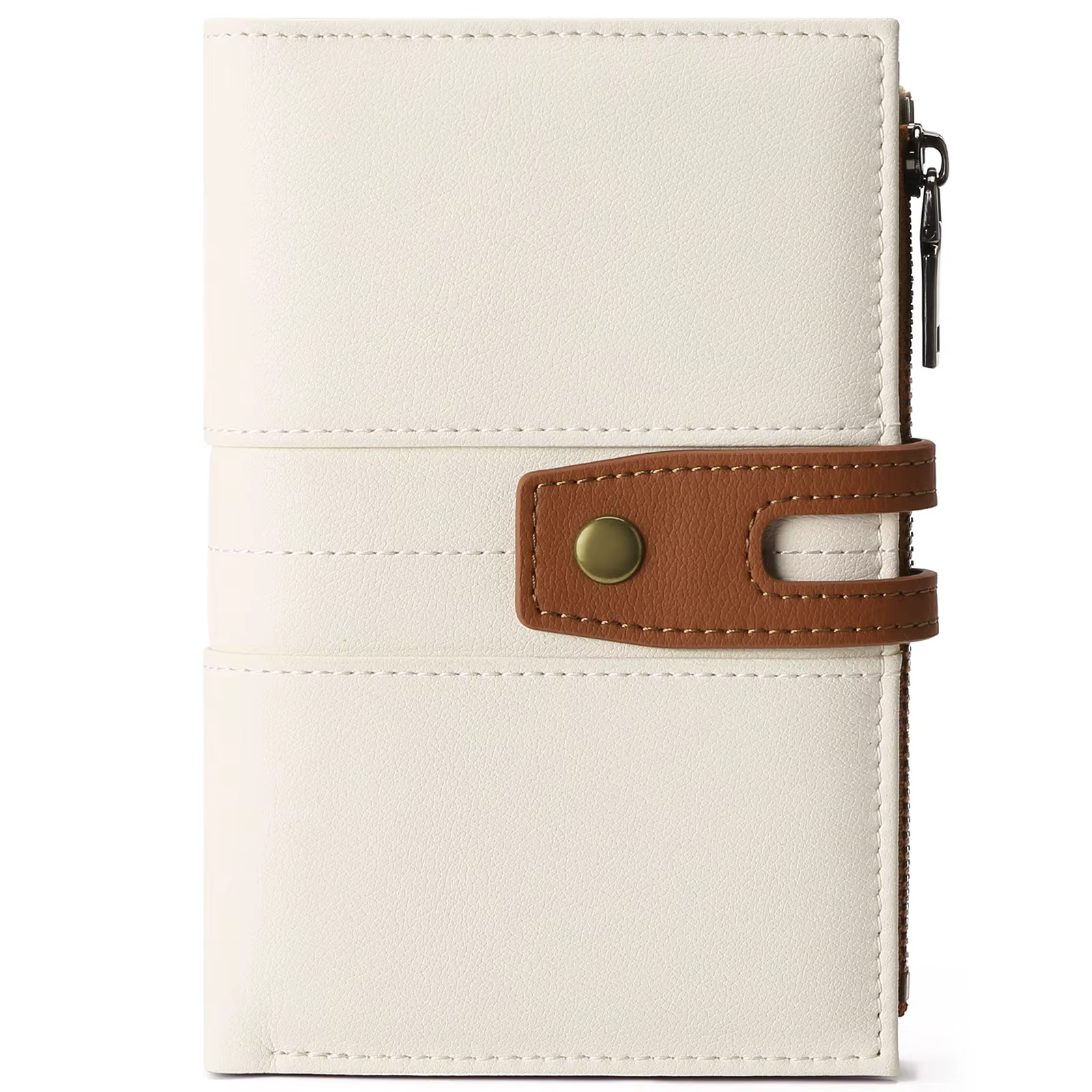 Zency-Portefeuille long en cuir véritable unisexe, pochette en cuir de vachette, plusieurs fentes pour cartes, porte-monnaie, porte-monnaie, multifonction, classique