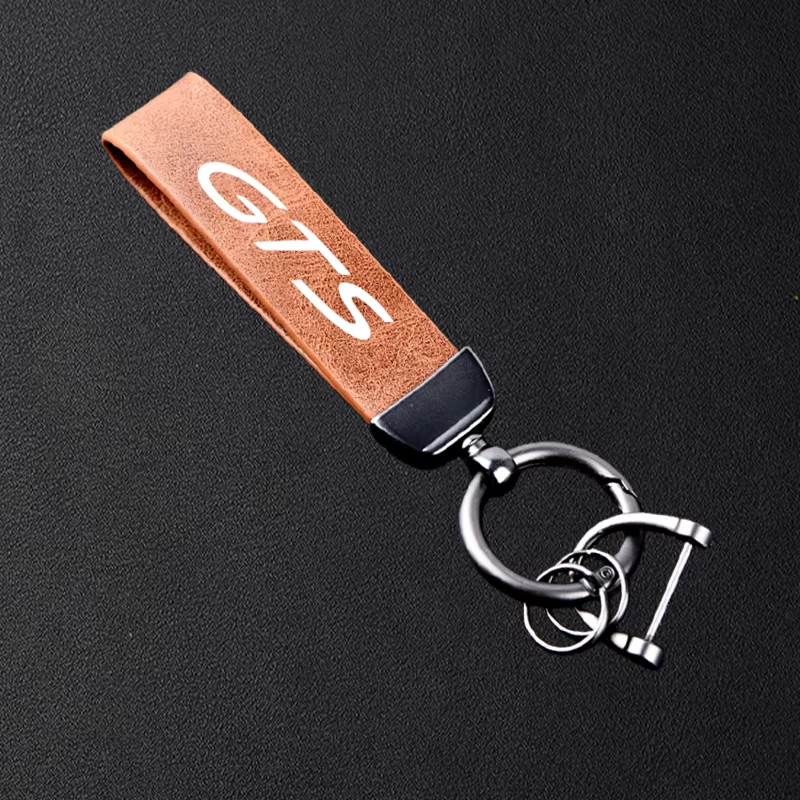 Porte-clés en cuir de voiture de haute qualité