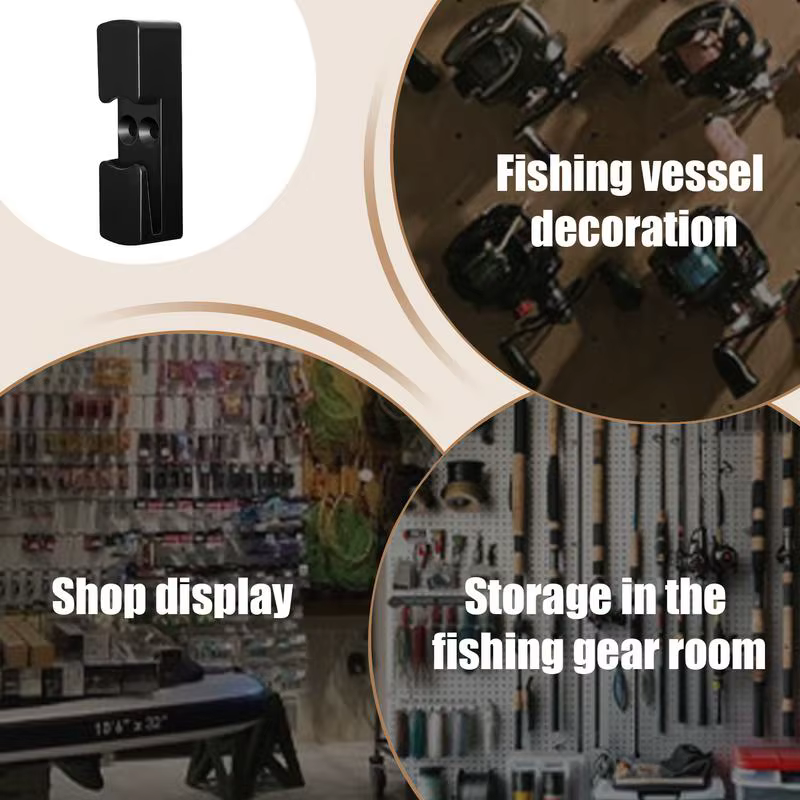 Support de moulinet de pêche, rangement de moulinet, support mural, présentoir, accessoires de pêche, équipement d'équipement de poisson