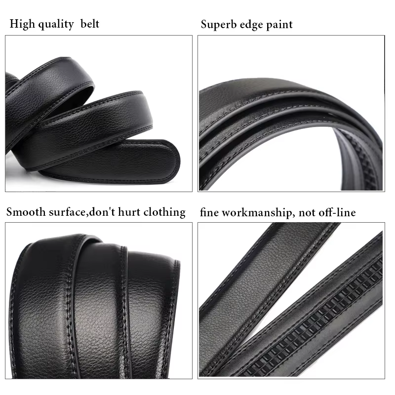 Ceinture en cuir véritable pour homme