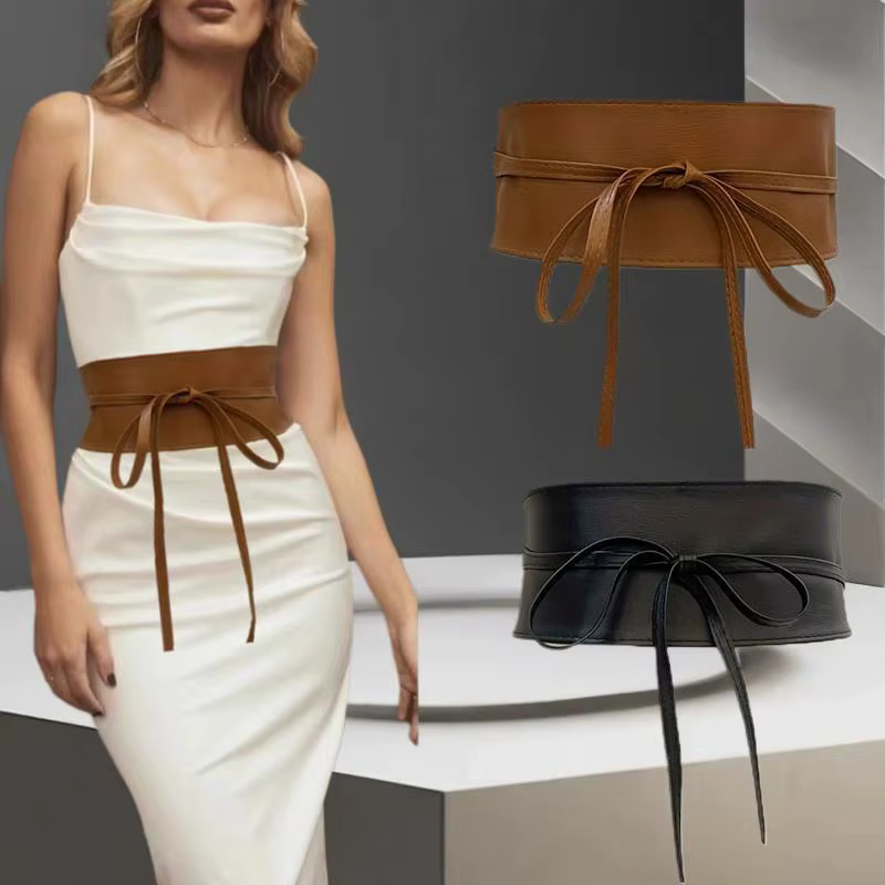 Ceinture Boho en Faux cuir pour femmes