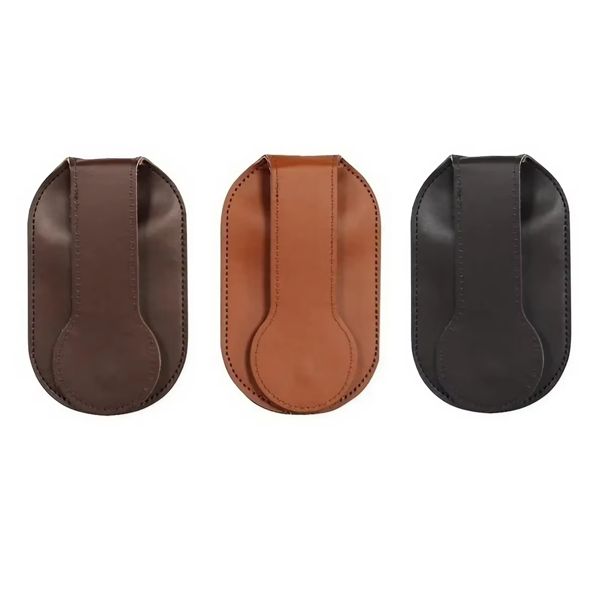 Porte-monnaie en cuir véritable pour hommes