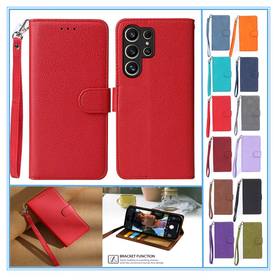 Étui portefeuille pour Samsung Galaxy S25 Ultra, coque de téléphone Samsung S25 Ultra, étui Samsung S25 Plus, coque Galaxy S25 Plus 5G, S25+ S 25 edge 5G