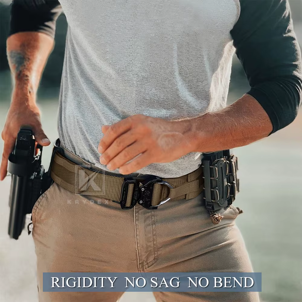 KRYDEX ceinture tactique originale Cobra boucle Rigger hommes MOLLE ceinture 1.75 "intérieur 2" extérieur robuste gamme ceintures pour la chasse en plein air