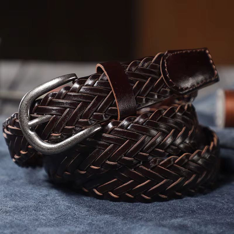 Ceinture tissée à la main pour hommes et femmes