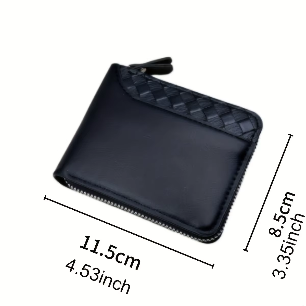 Portefeuille en similicuir de luxe personnalisé pour homme