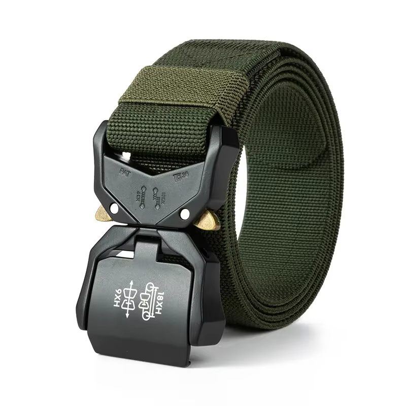 Nouvelle ceinture tactique ceinture élastique à dégagement rapide outillage décontracté ceinture d'entraînement ceinture de pantalon pour hommes