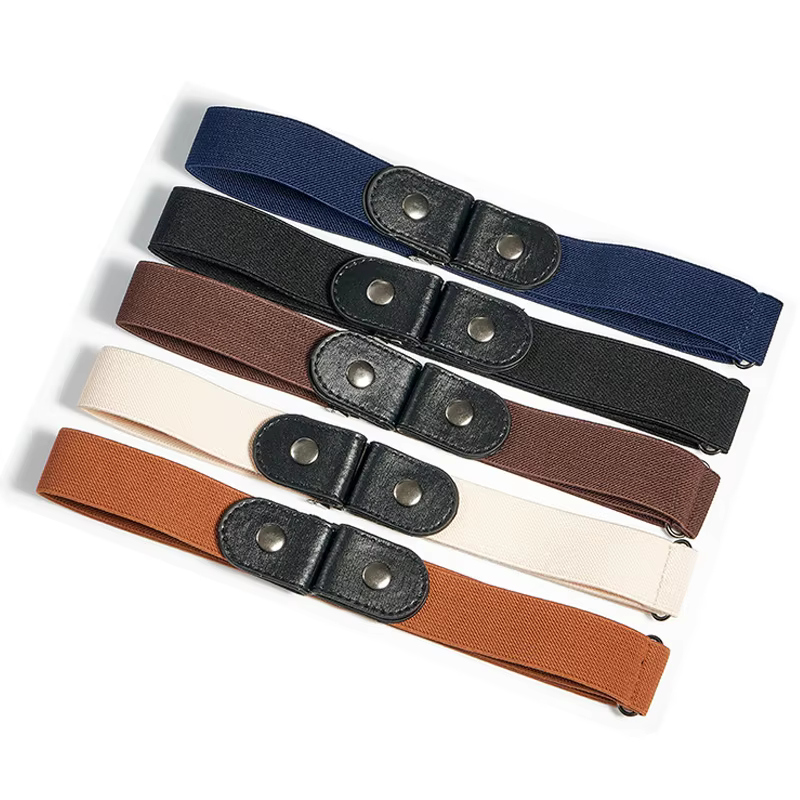 Ceinture sans boucle pour femmes et filles