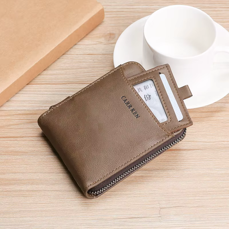 Portefeuille en cuir pour hommes