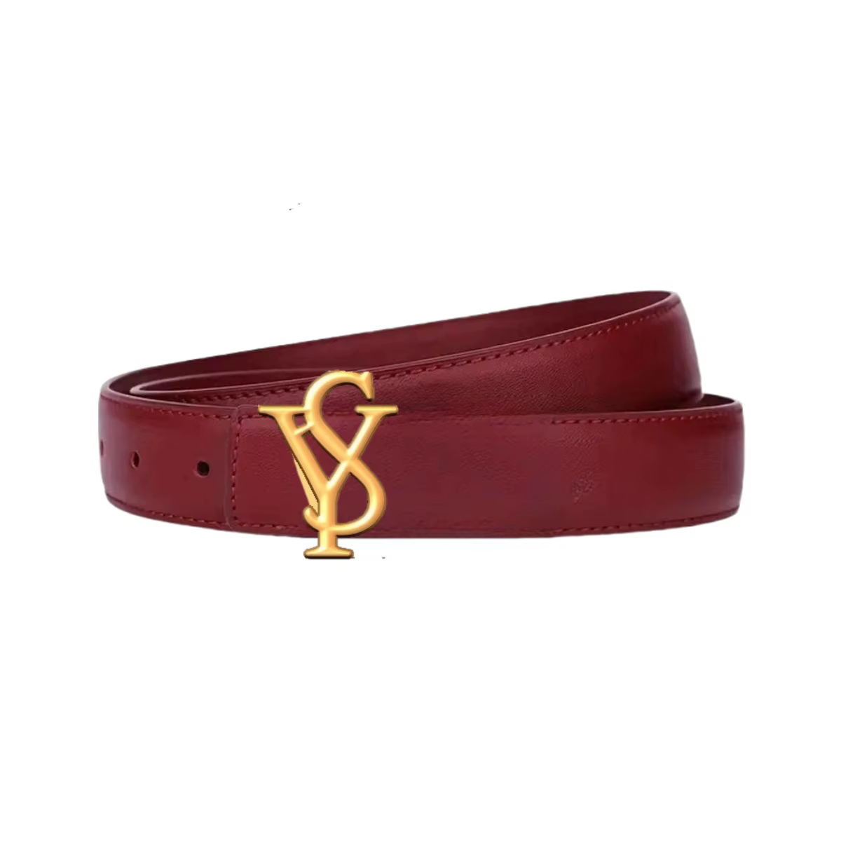 Ceinture élégante pour femme avec lettres dorées