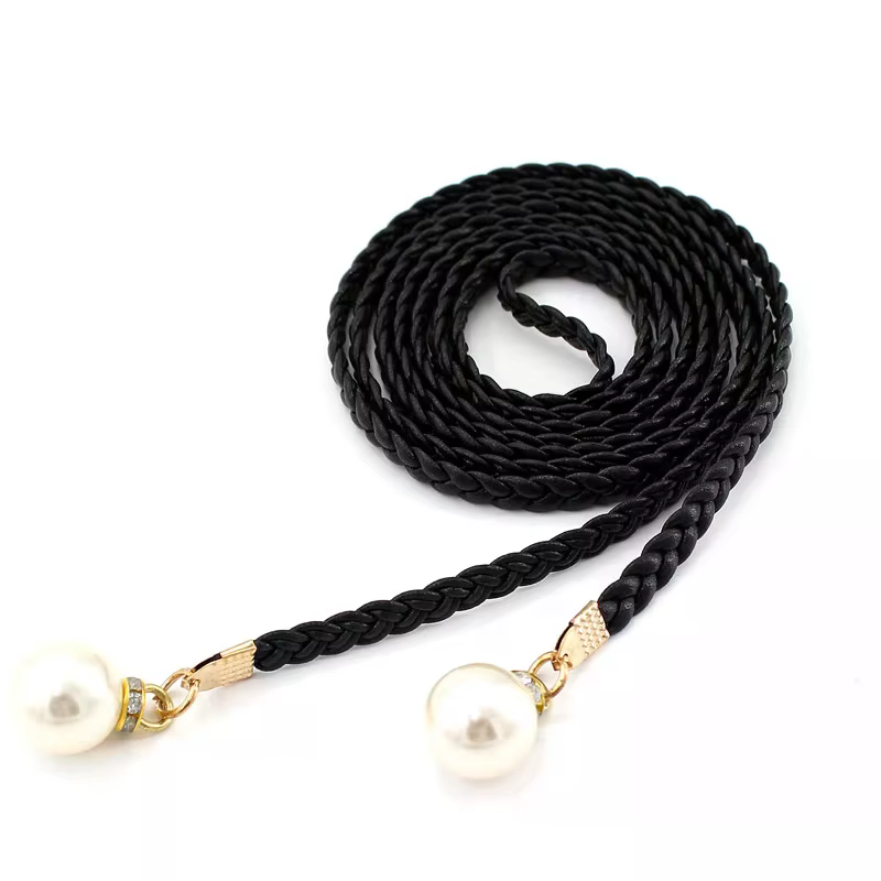 Ceinture fine à nœud bohème pour femmes