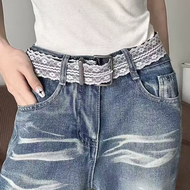 Ceinture de taille en dentelle pour femmes