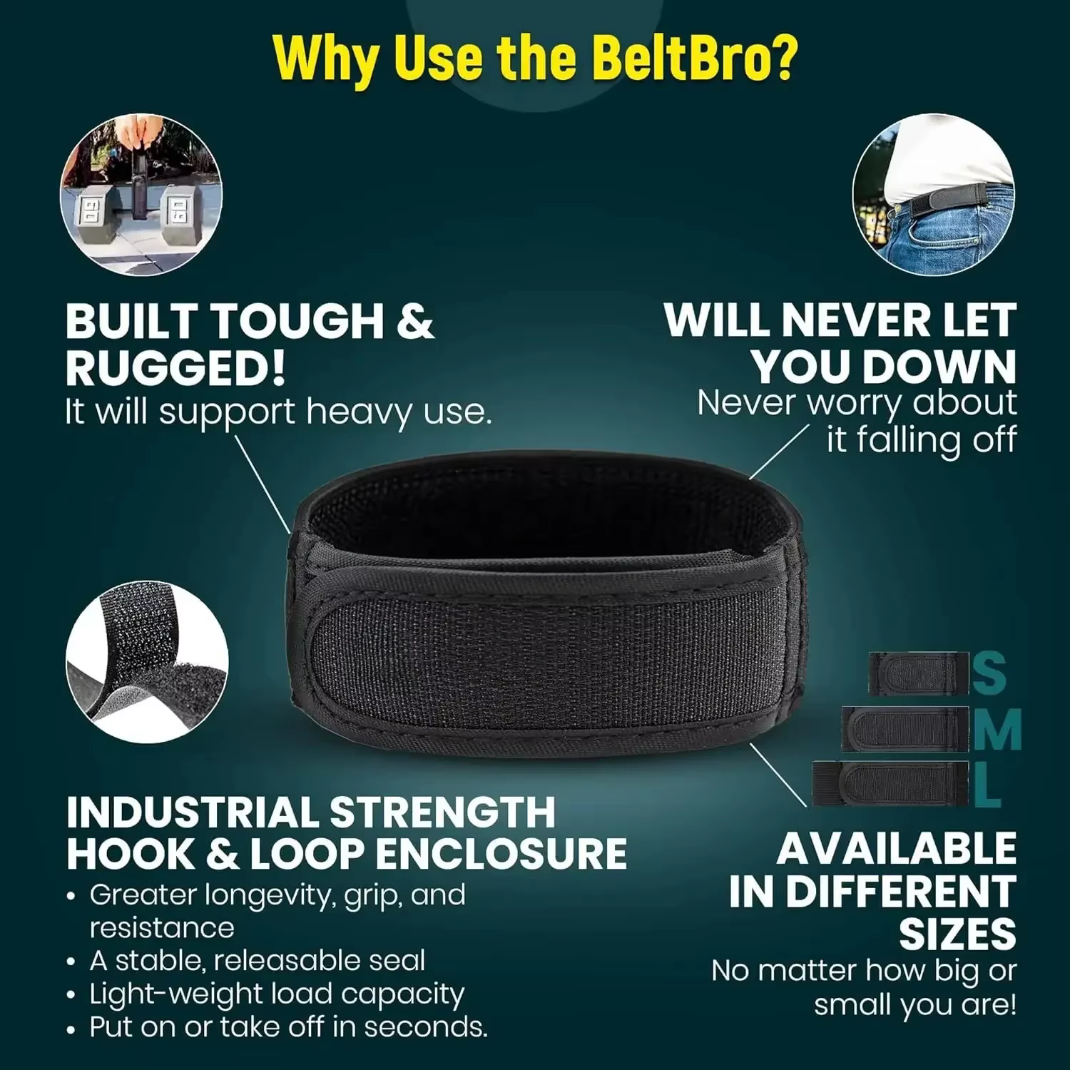 Ceintures de taille sans boucle pour hommes