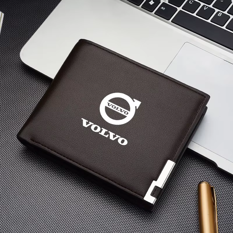 Porte-carte de crédit en cuir pour permis de conduire de voiture, portefeuille d'affaires pour Volvo Rdesign AWD C30 C70 S40 S70 S80 S90 V40 V50 V60 V70 V90