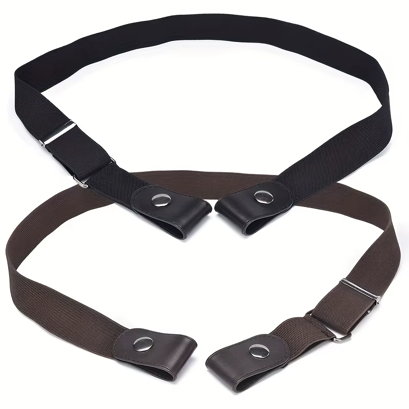 Ceinture élastique Simple et à la mode pour hommes et femmes