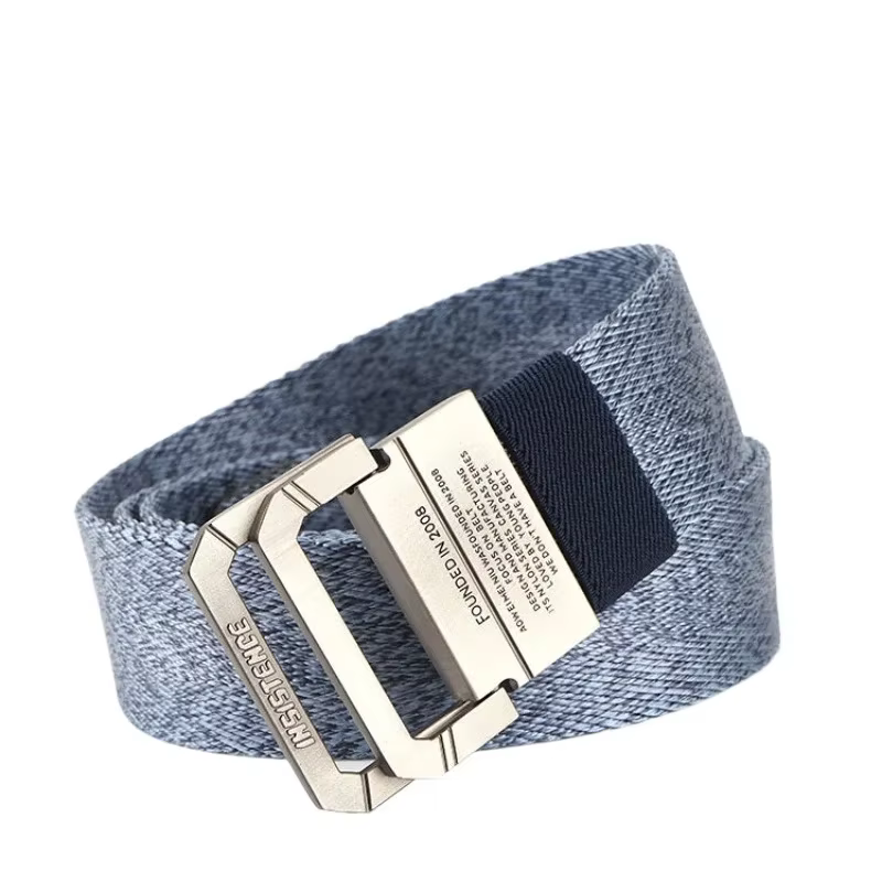 Ceinture tissée en Nylon à boucle Double
