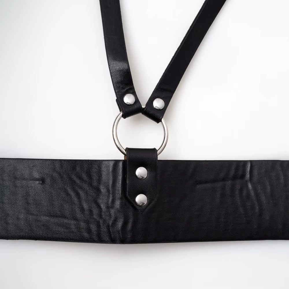 Punk Taille Harnais Corset en cuir SFP pour femme