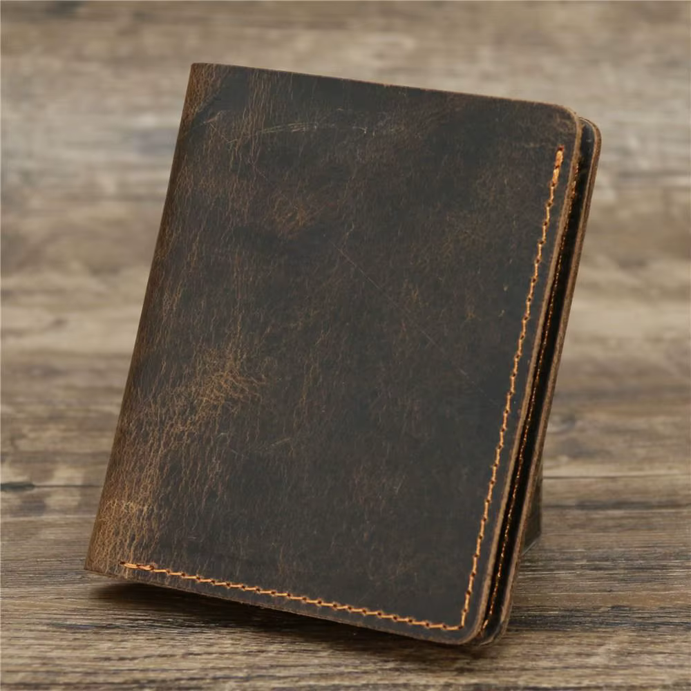 Portefeuille homme en cuir véritable