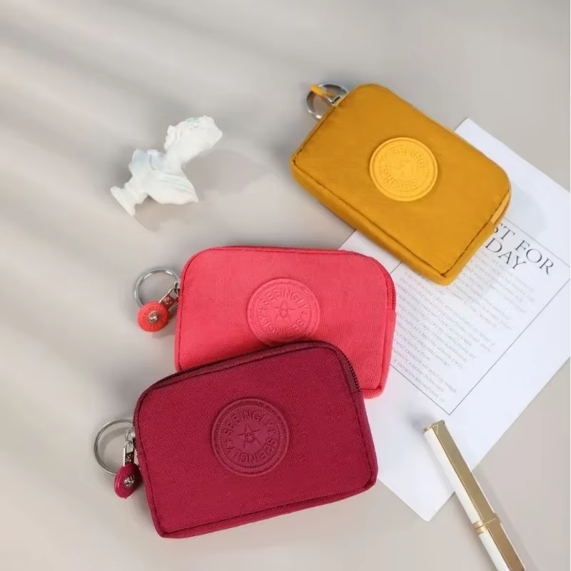 Portefeuille carré de porte-monnaie en nylon de mode pour l'organisateur imperméable de carte de crédit d'identification