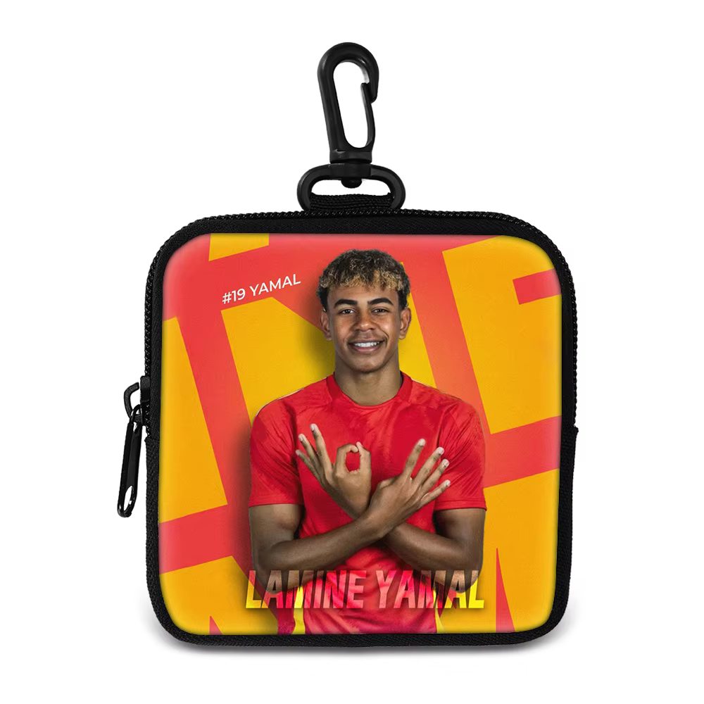 Porte-monnaie L-Lamin Yamal avec porte-clés