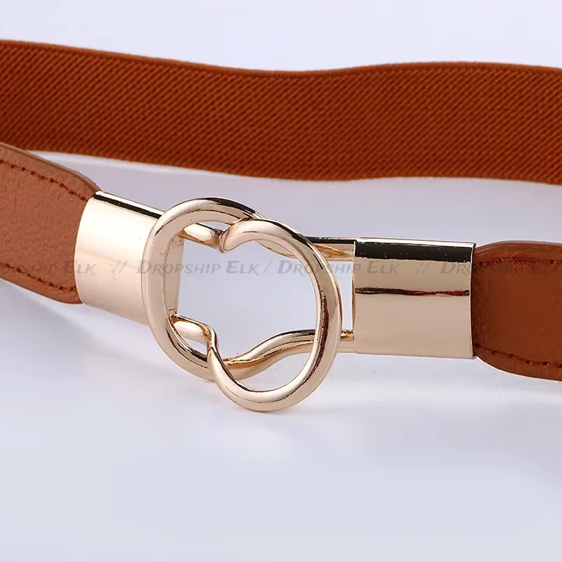 Ceinture élastique fine pour femme