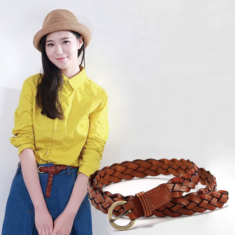 Ceinture en cuir pour femmes