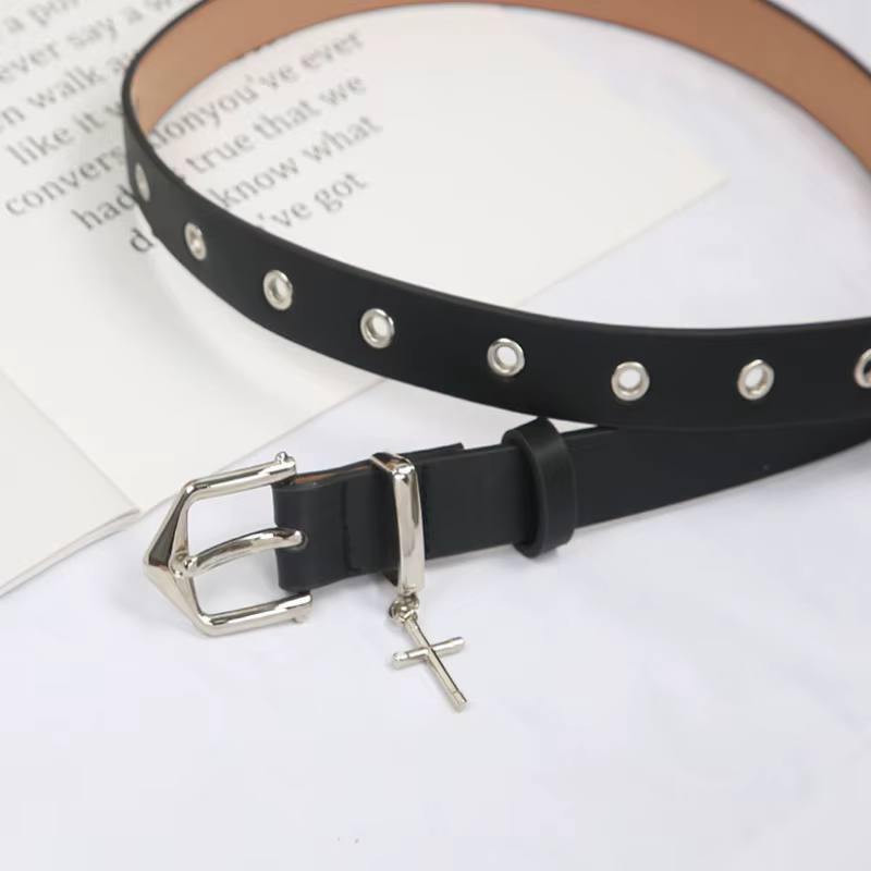 Ceinture à boucle minimaliste de style coréen