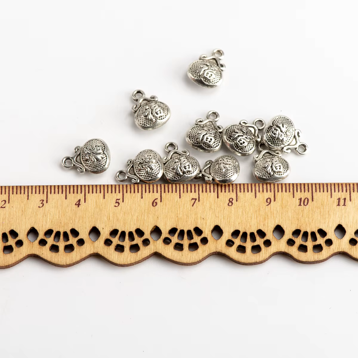 Pendentif en alliage bricolage pour sac porte-bonheur, breloques de décoration, résultats de bijoux, composants pour bijoux, exécutif # JZ424