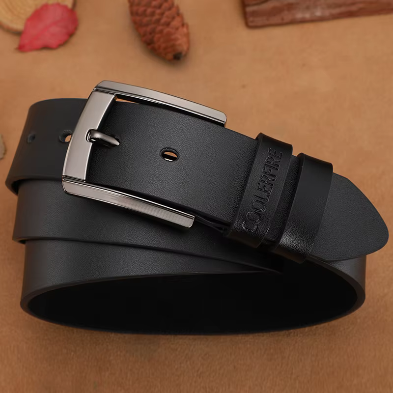 Ceinture en cuir véritable de haute qualité pour hommes