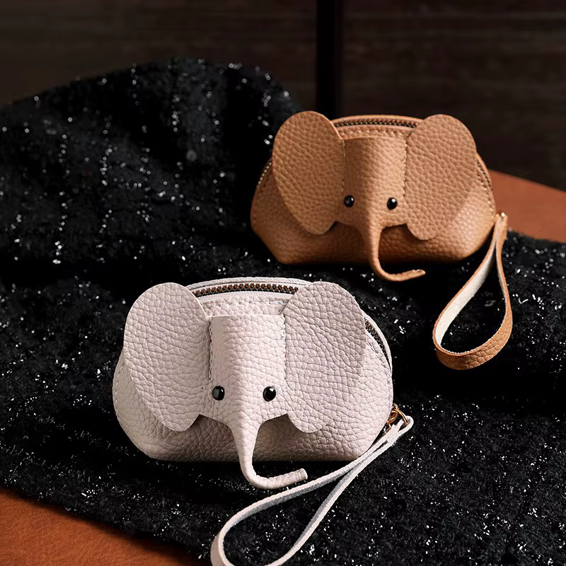 Thaïlande bébé éléphant portefeuille Cosplay Anime Pu sac à main