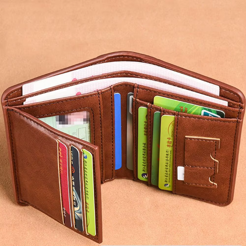 Portefeuille élégant pour homme en PU