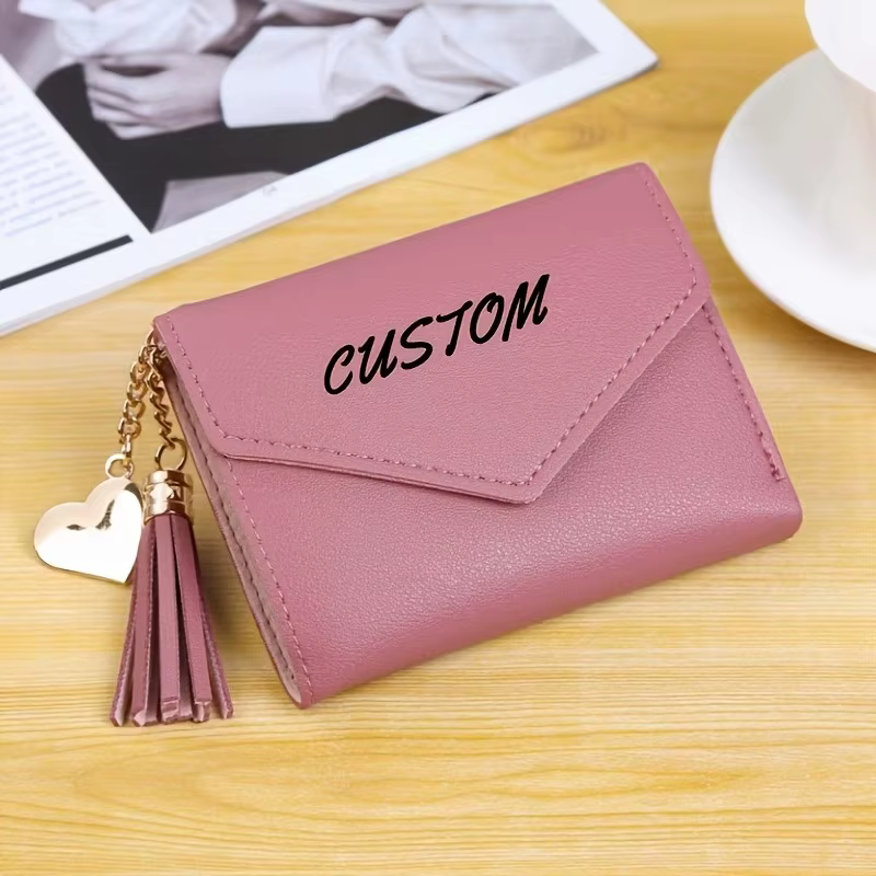 Portefeuille pour femme personnalisé avec lettre