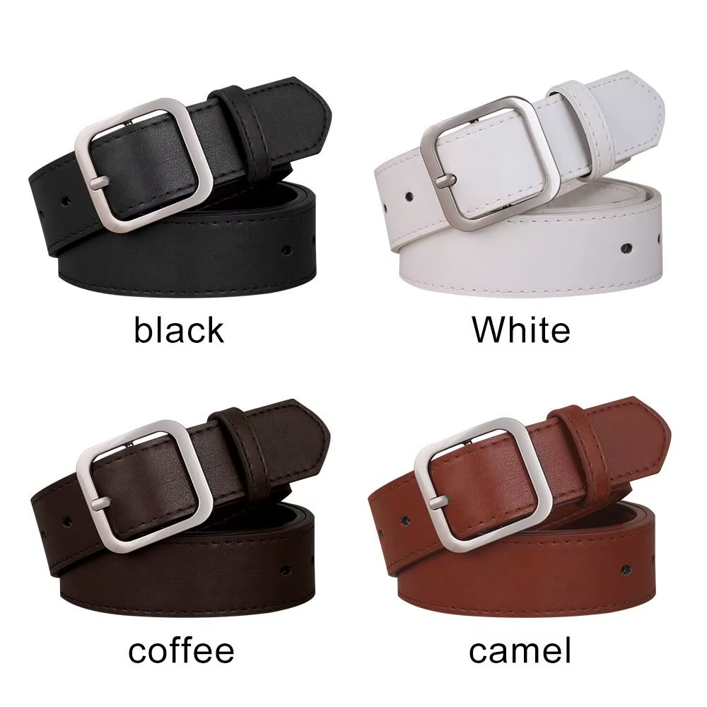 Ceinture en cuir PU pour femmes