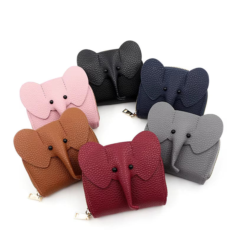 Porte-cartes en cuir PU pour femme