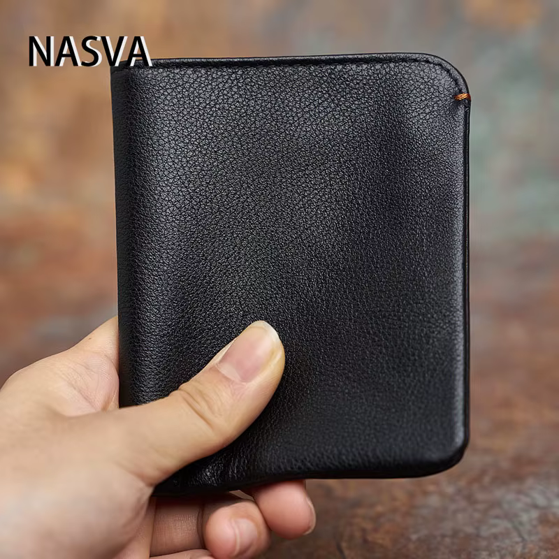 NASVA – portefeuille en cuir pour hommes et femmes
