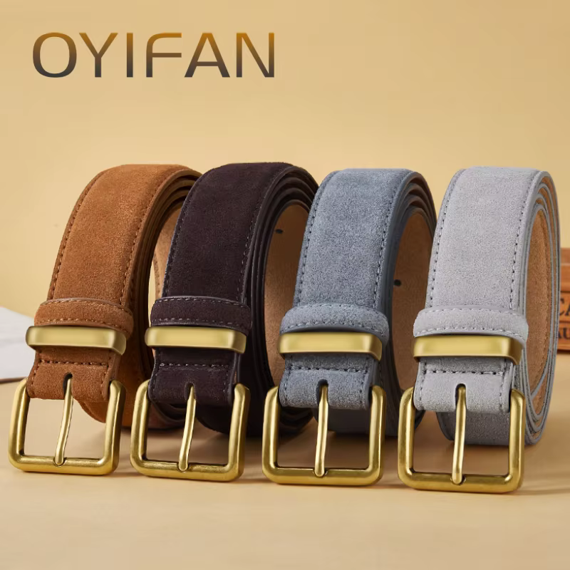 Ceinture en daim pour femmes