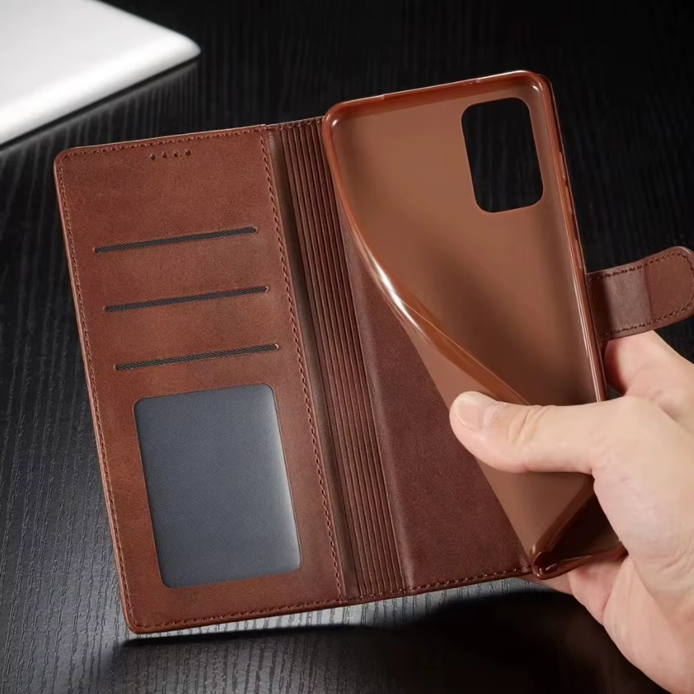 Étui portefeuille en cuir pour Samsung Galaxy A57 A56 A55 A54 A36 A17 A16 A14 A53 A33 A13 A52S A22 A12 A71 A51 A41 A31 A21S A70 A50 A20