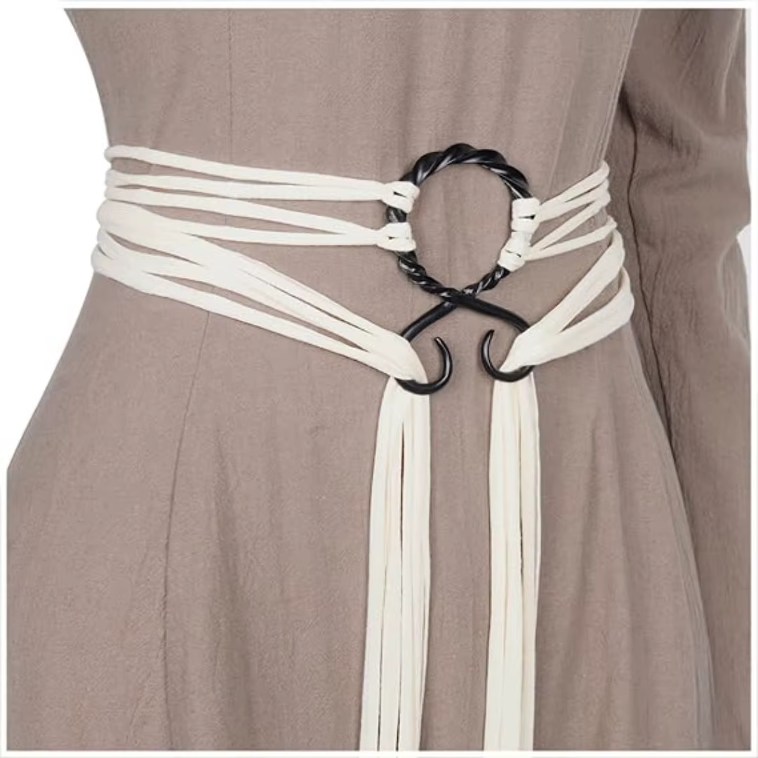 Ceinture Vintage à nœud en corde pour femmes