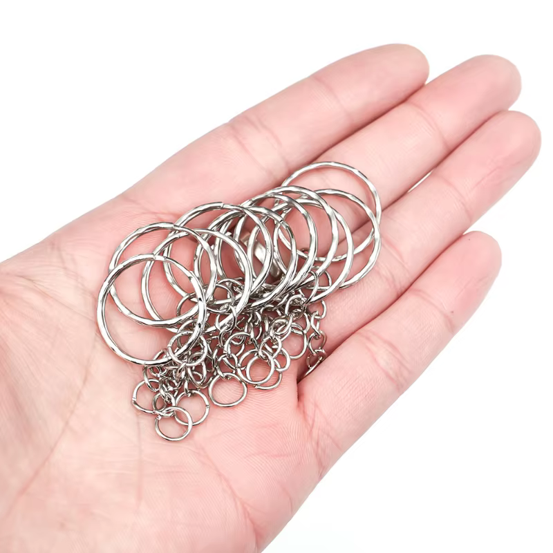 Ensemble de combinaison de porte-clés en métal