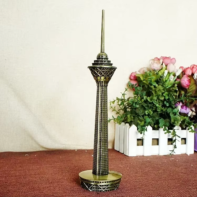 Statue de pont de tour Libert Big Ben, modèle d'architecture de bâtiment de renommée mondiale en métal, Souvenir touristique, décor de maison et de bureau