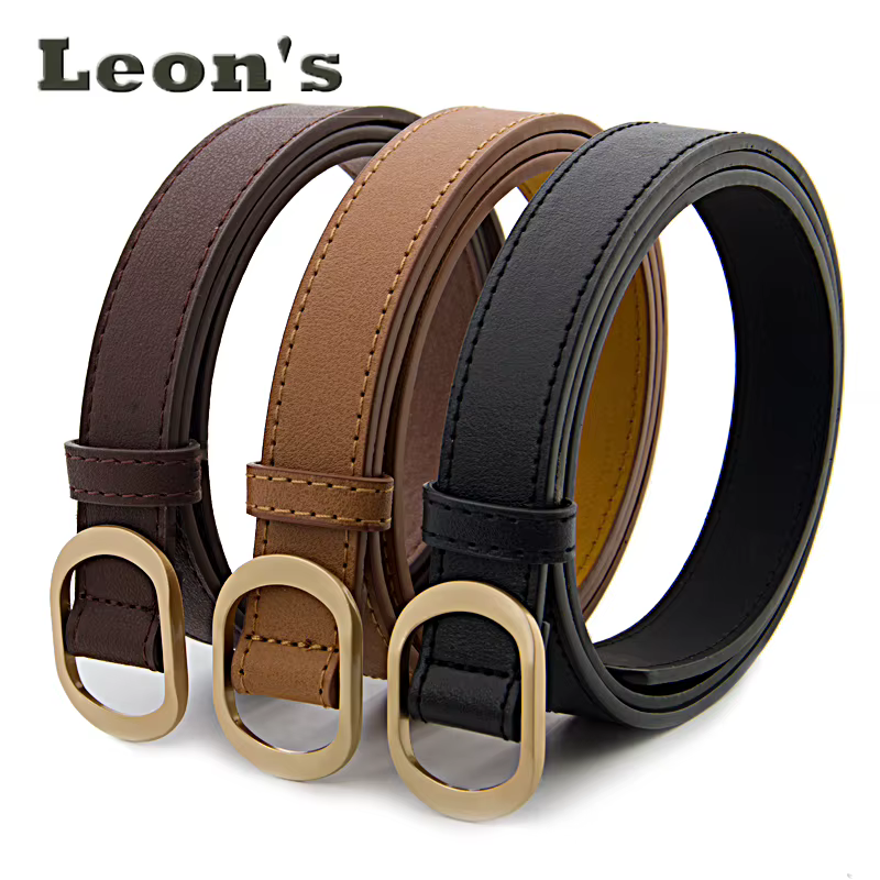 Ceinture à la mode de couleur unie pour femmes