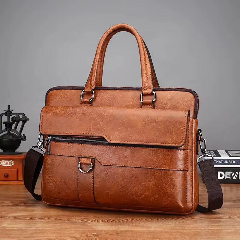 Marque de luxe hommes sac à main en cuir homme porte-documents pour ordinateur portable messager