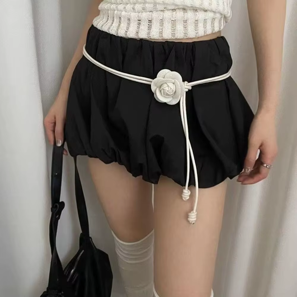 Ceinture de taille en corde en cuir élégante