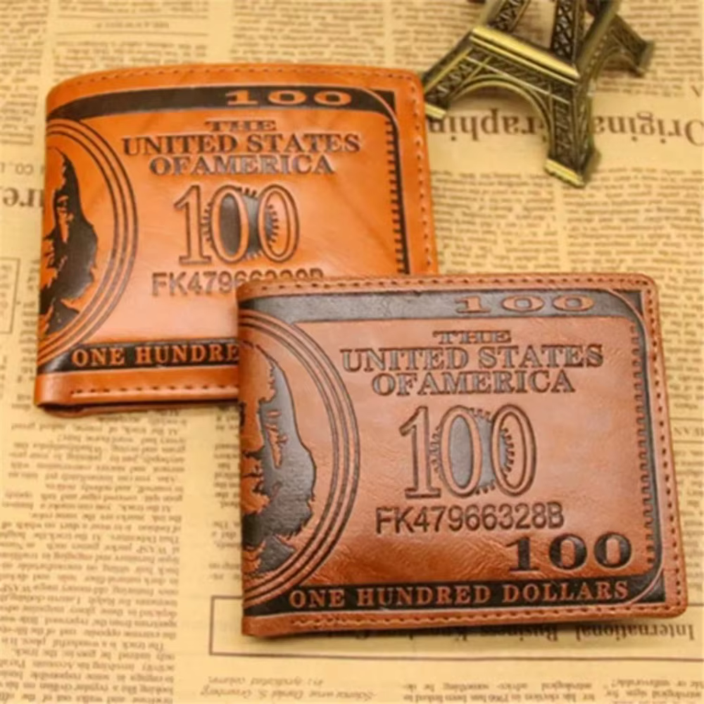Portefeuilles pour hommes avec motif portefeuille mâle en cuir PU Walet porte-carte Photo mode grande capacité