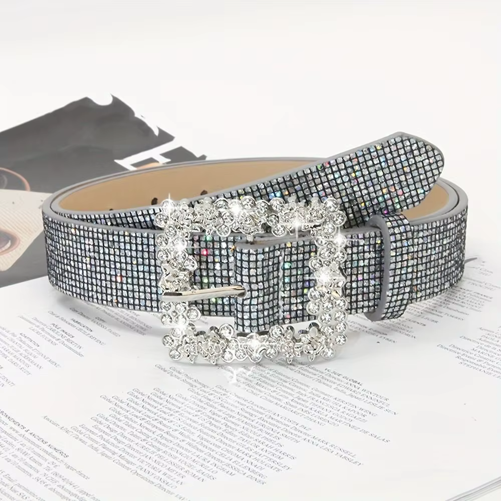 Ceinture scintillante en strass