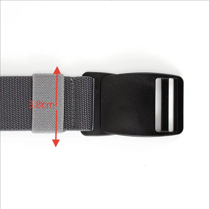 Ceinture élastique tactique pour homme, pantalon de haute qualité, ceinture d'extérieur multifonctionnelle en toile avec boucle en plastique, DT107