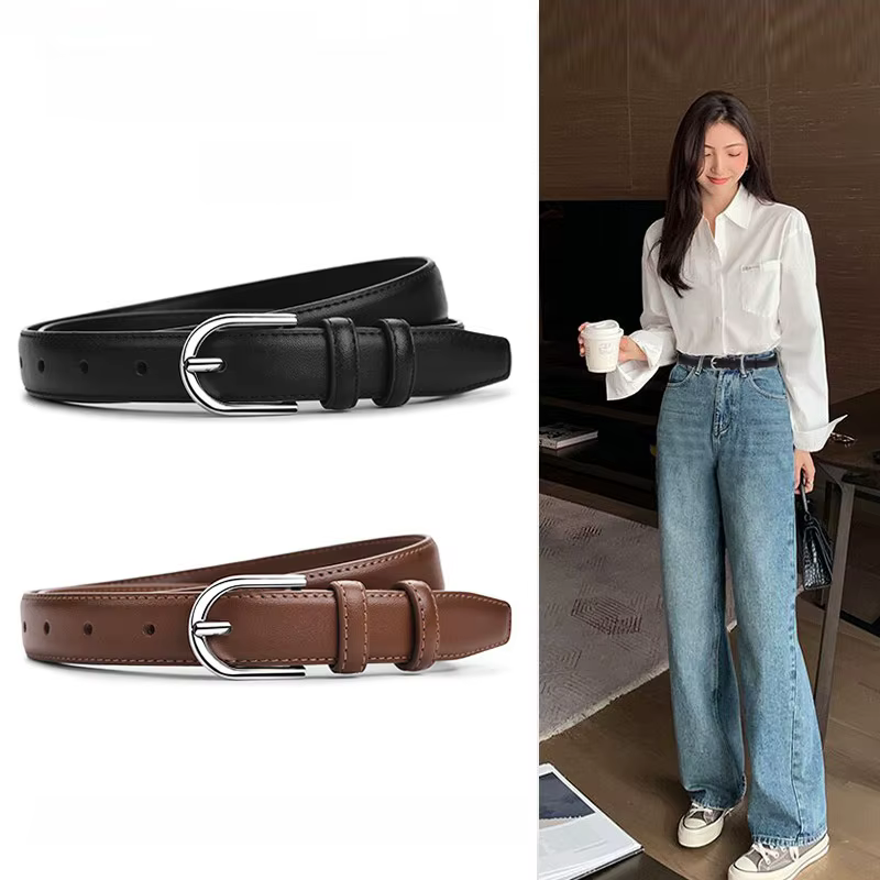 Nouvelle ceinture en cuir pour femme