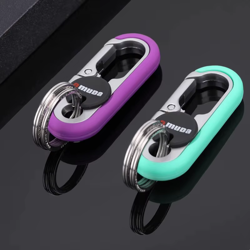 Porte-clés en métal robuste Omuda